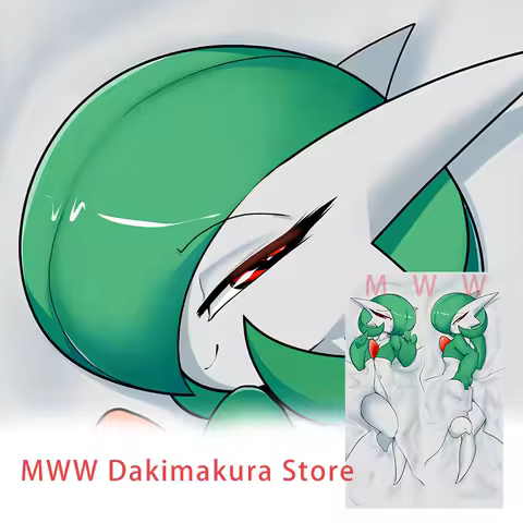 Gardevoir Dakimakura Anime Double sided Print Life Size Body Pillow Case Cover Pillowcase