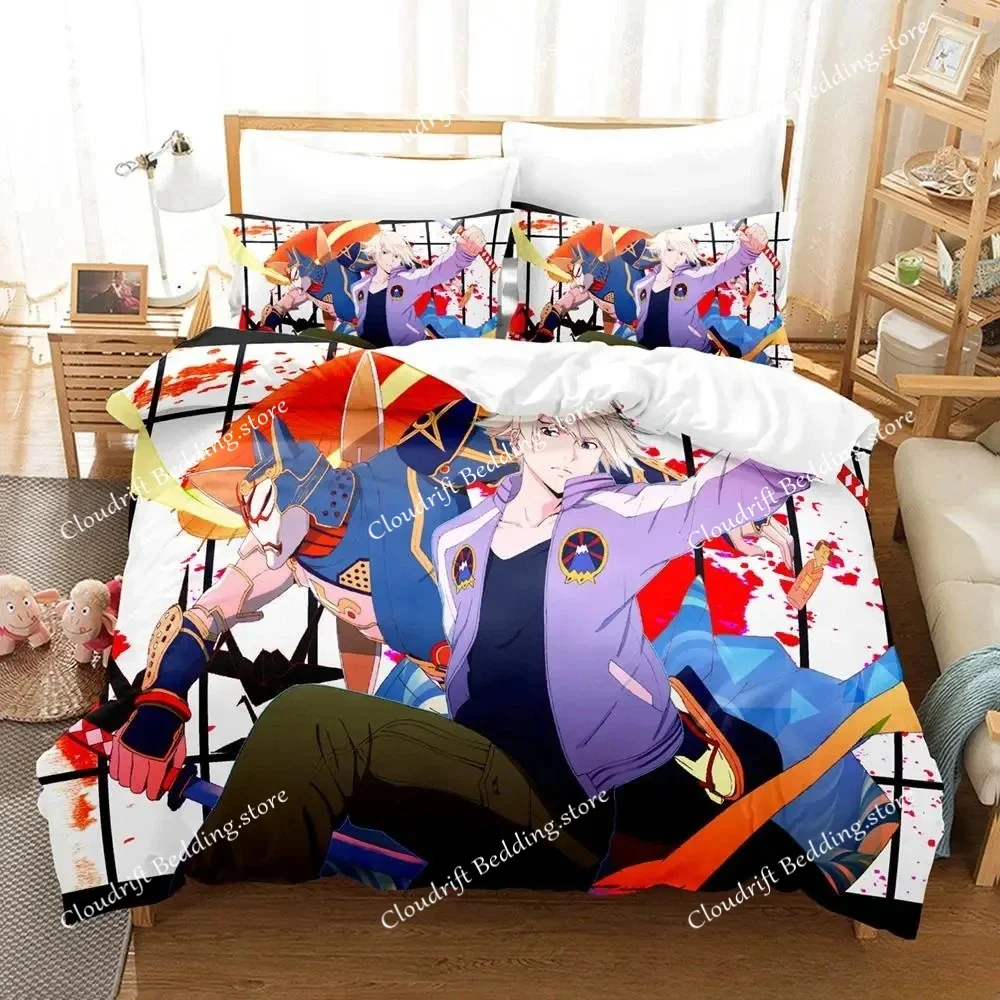 Fashion New 3D Printing Tiger Bunny Bedding Set Cartoon Anime Set Adult Kid Bedroom Duvet Cover Sets Home Textiles