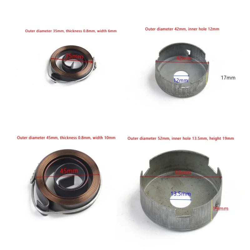 1Pcs Z4113 Small Bench Drill Spring Clockwork Z4116 Bench Drill Accessories Spring Cover Spring Seat Coil Spring