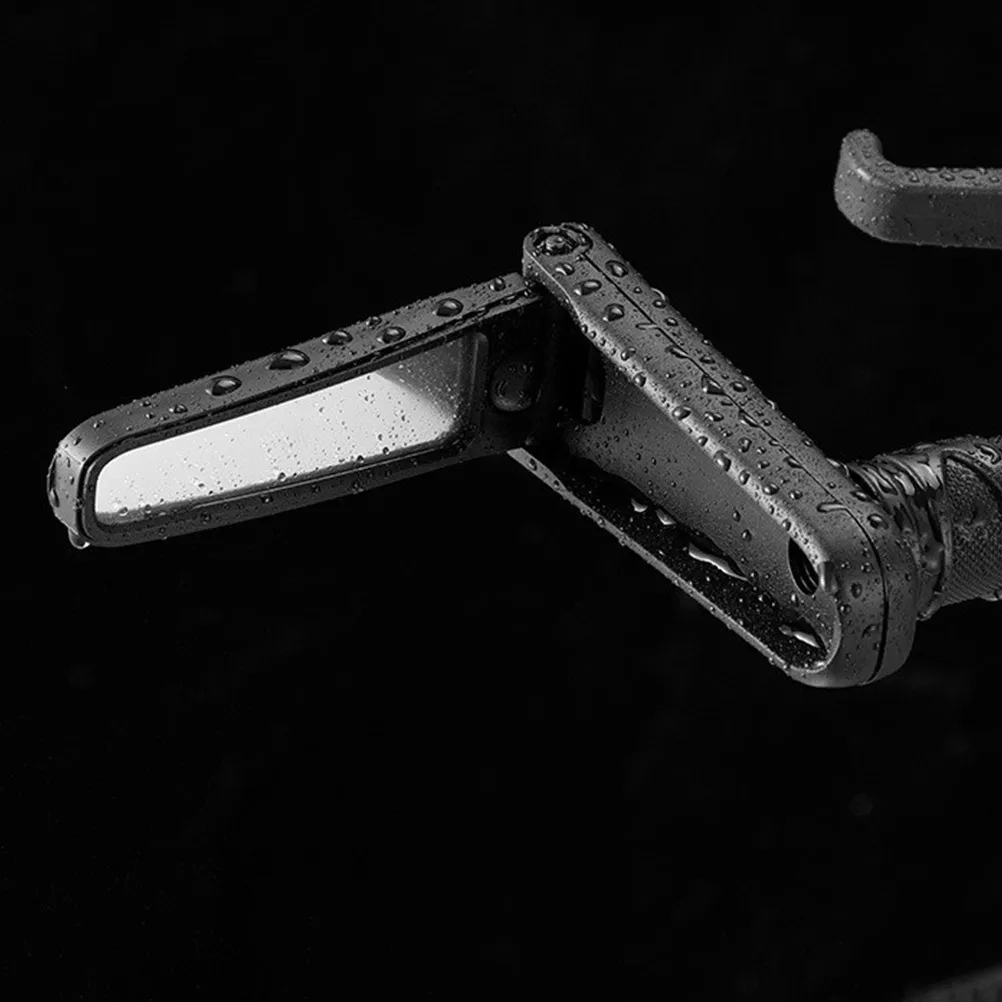 Bike Rear View Mirror Adjustable Foldable High Definition Scratch Resistant Wide Vision For Mountain Bicycle Handlebar
