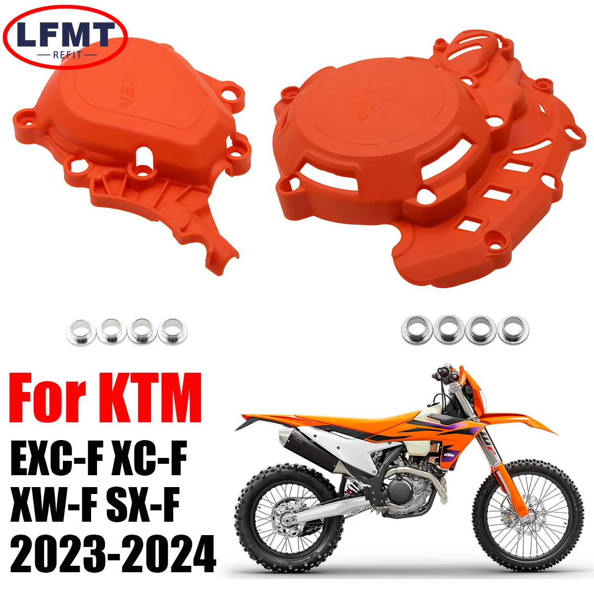 

2024 Engine Ignition Clutch Cover Protector GuardFor KTM EXC-F SX-F XC-F XCF-W XW-F 450 500 HUSQVARNA FC FE FS 450 501 Dirt bike