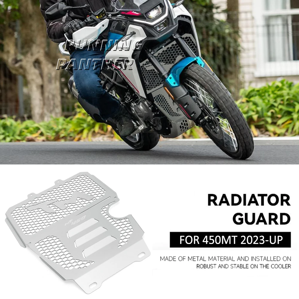 FOR CFMOTO 450MT MT450 450 MT 450 2023-UP New Motorcycle Engine Water Tank Radiator Grill Oil Cooler Guard Protection Cover