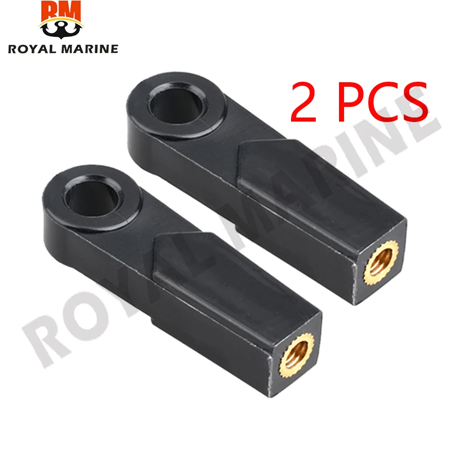 

6E5-48344-00 Remote Control Cable End 2pcs for Yamaha Outboard Engine 6HP-300HP 1984-2012 Shift Throttle Out, Mount on Engine