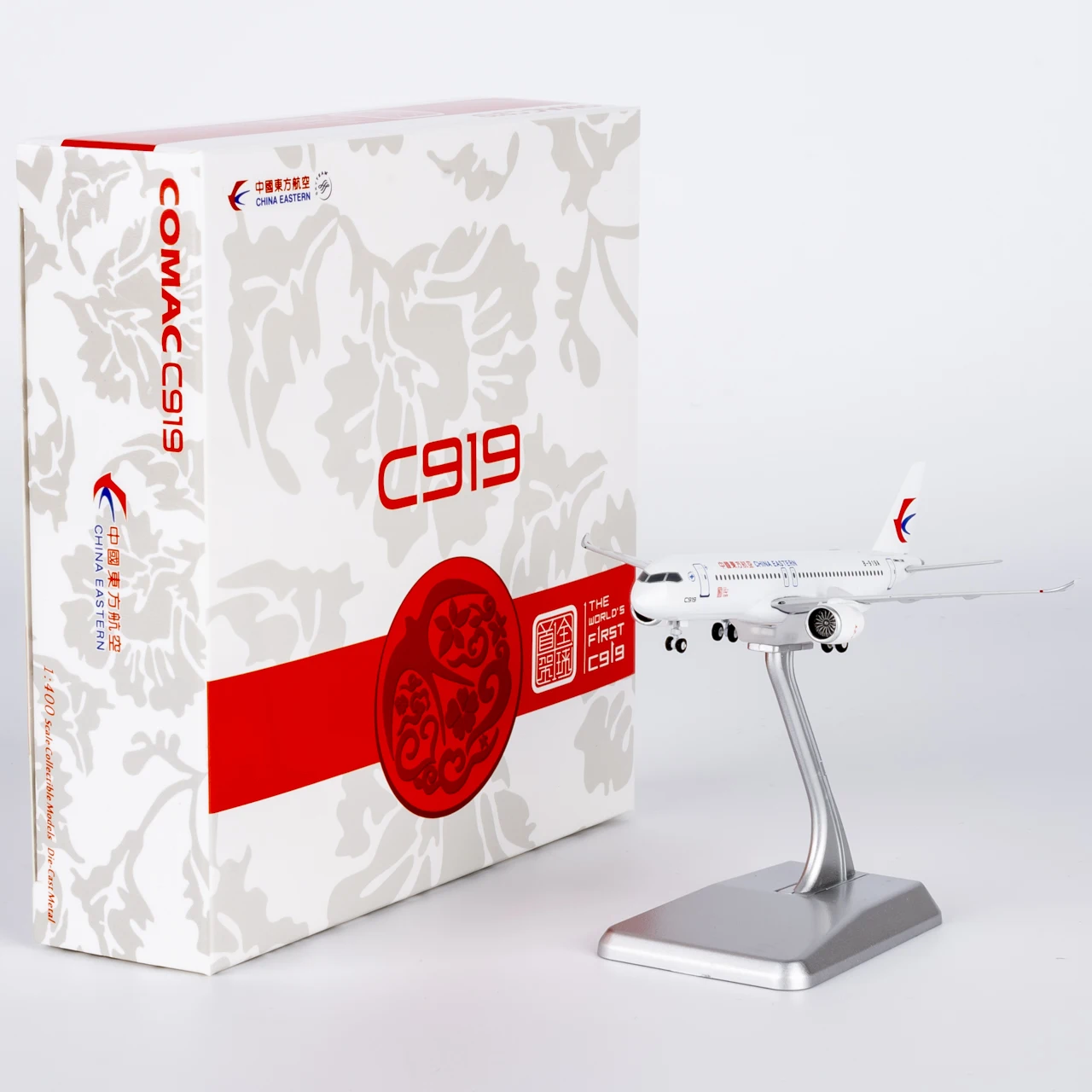 

CES025 Alloy Collectible Plane Gift NG Model 1:400 China Eastern Airlines "SkyTeam" COMAC C919 Diecast Aircraft Model B-919A