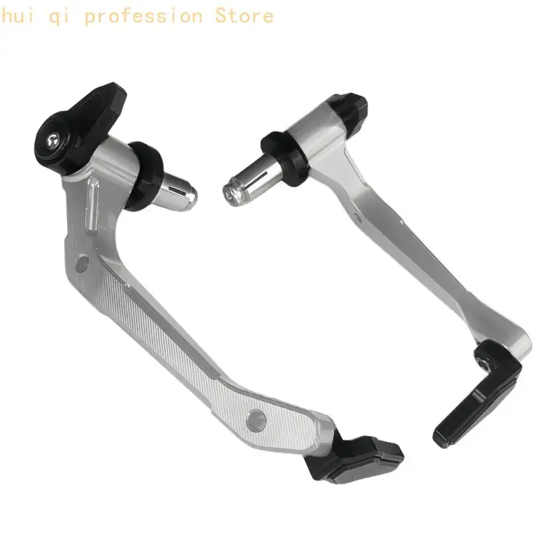 Brems- und Handsteuerungsbarrieren, Paar aus bearbeitetem Aluminium für Motorräder H8WE – Detail 3