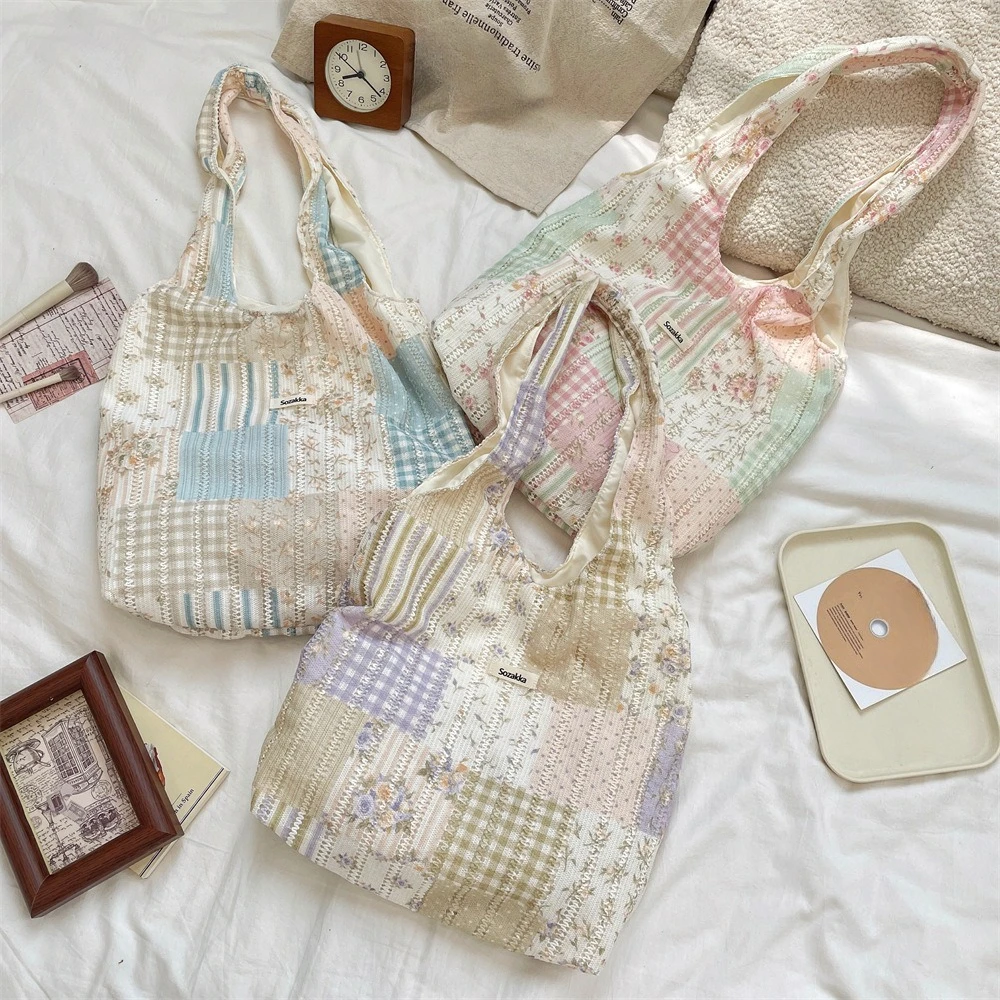 

Модная женская сумка на одно плечо с цветочным принтом, женская большая сумка, повседневные сумки большой вместимости для женщин, дорожная сумка для покупок