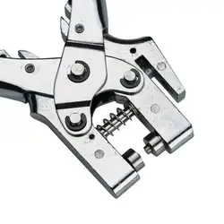 Set Steel Card Shoe Eyelet Heavy Duty Household 2 in 1 for Factory Plier Stainless Puncher Hole Garment Leather Belt Setting