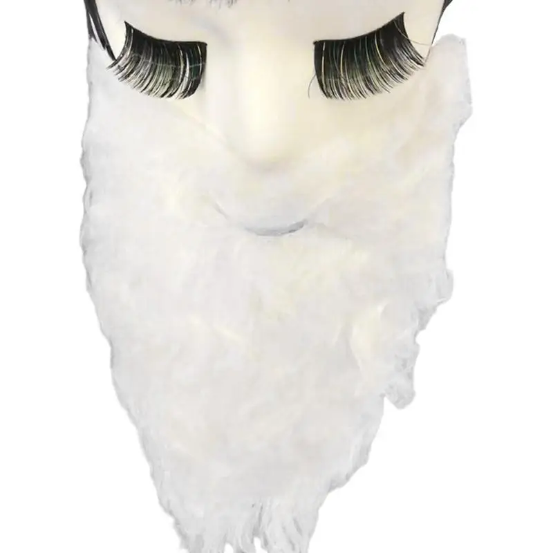 39bd Santa gefälschte Bärte Kostüm Bart alter Mann Schnurrbart Kostüm Halloween lustige Bärte