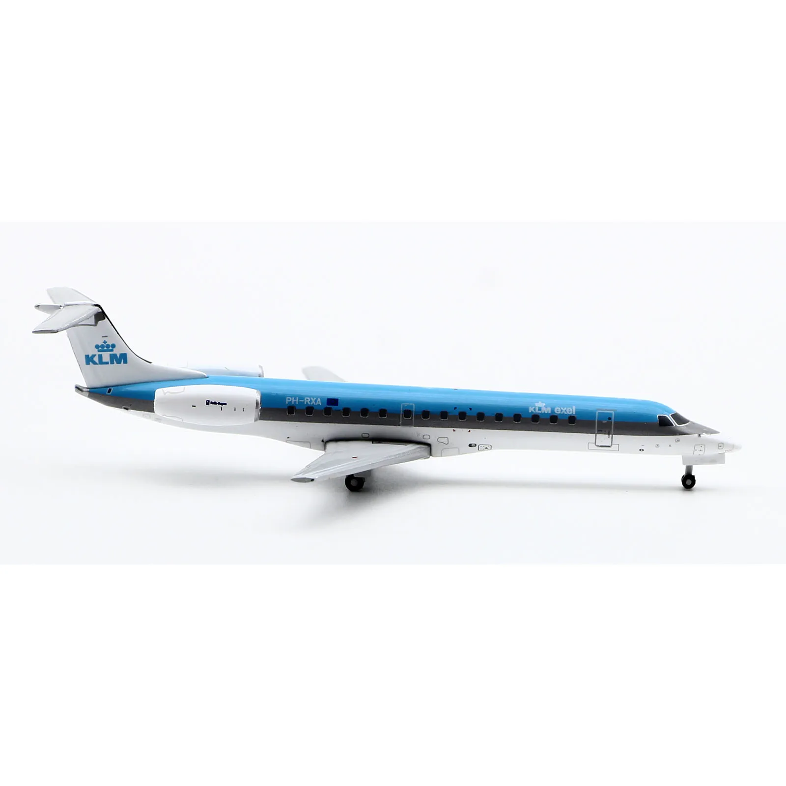 XX4991 Alloy Collectible Plane Gift JC Wings 1:400 KLM Exel EMBRAER ERJ-145 Diecast Aircraft Jet Model PH-RXA With Stand