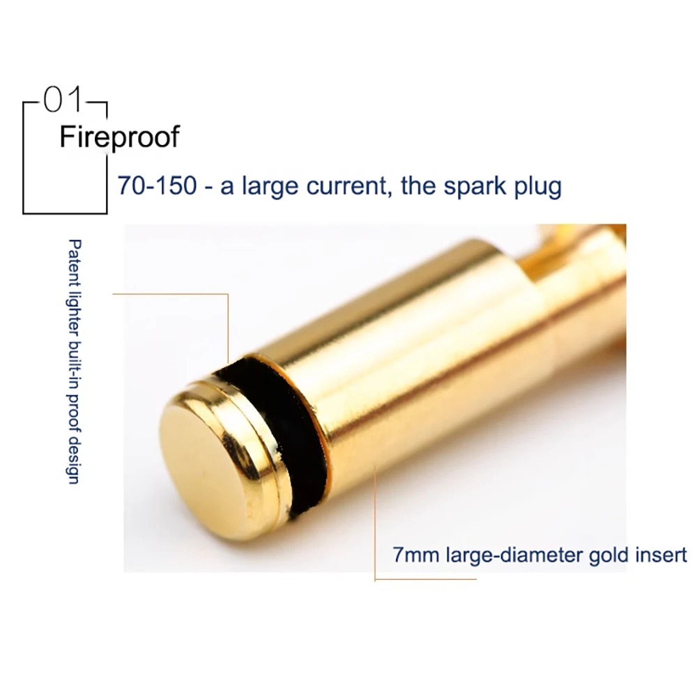 Amass AS150 Gold-plated Anti-Spark Plug 7mm Resistor Banana Connector For RC Lipo Battery FPV Drone Quadcopter Parts