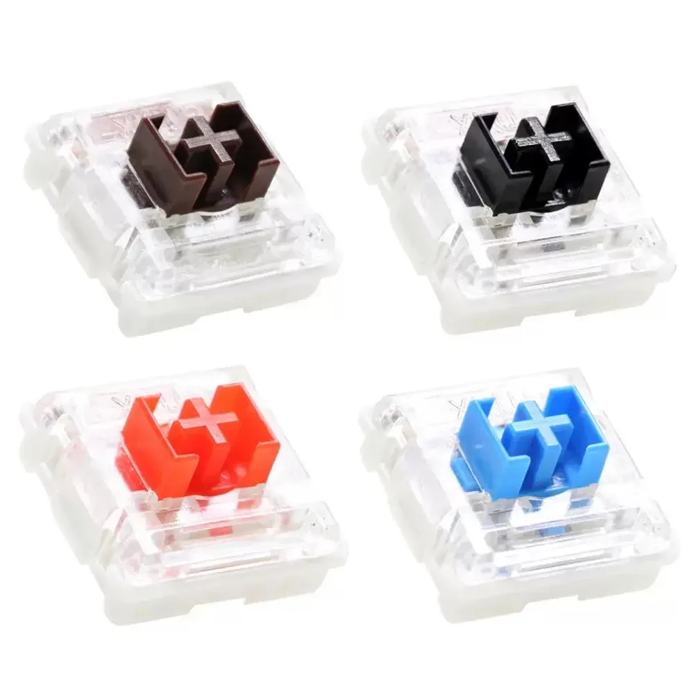 OUTEMU OTM 5.5 Low Profile Switch Black Red Blue Brown for Ultra-thin Mechanical Keyboard 3 pin Linear Tactile Redragon Kit