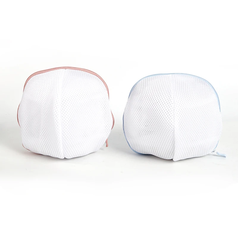 Folding Laundry Bra Storage Bags Washing Machine White Bra Anti-deformation Underwear Protective Mesh Zipper Bag Organizer