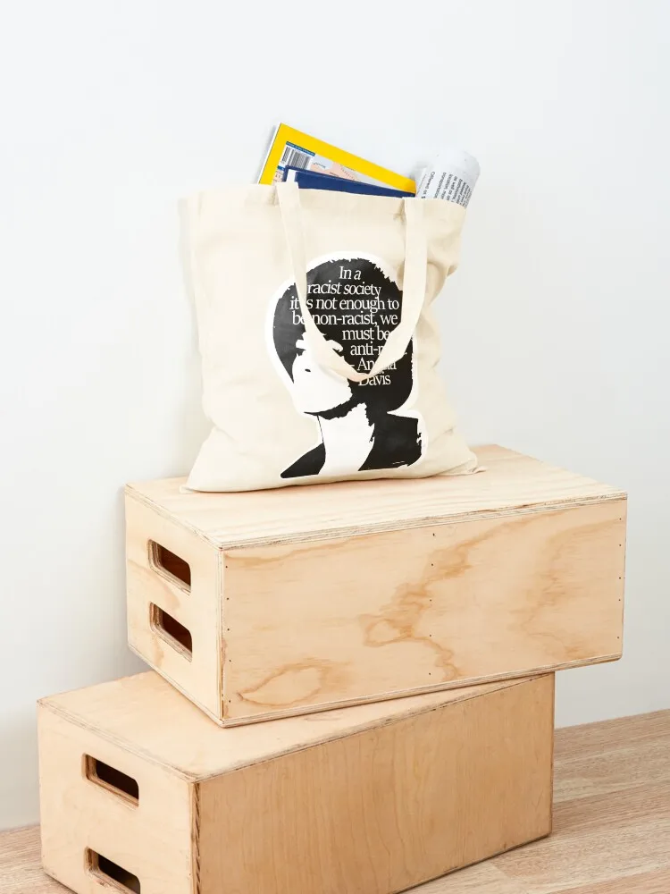 Angela Davis Tote Bag eco bag folding Lady bag Cloth bags hand
