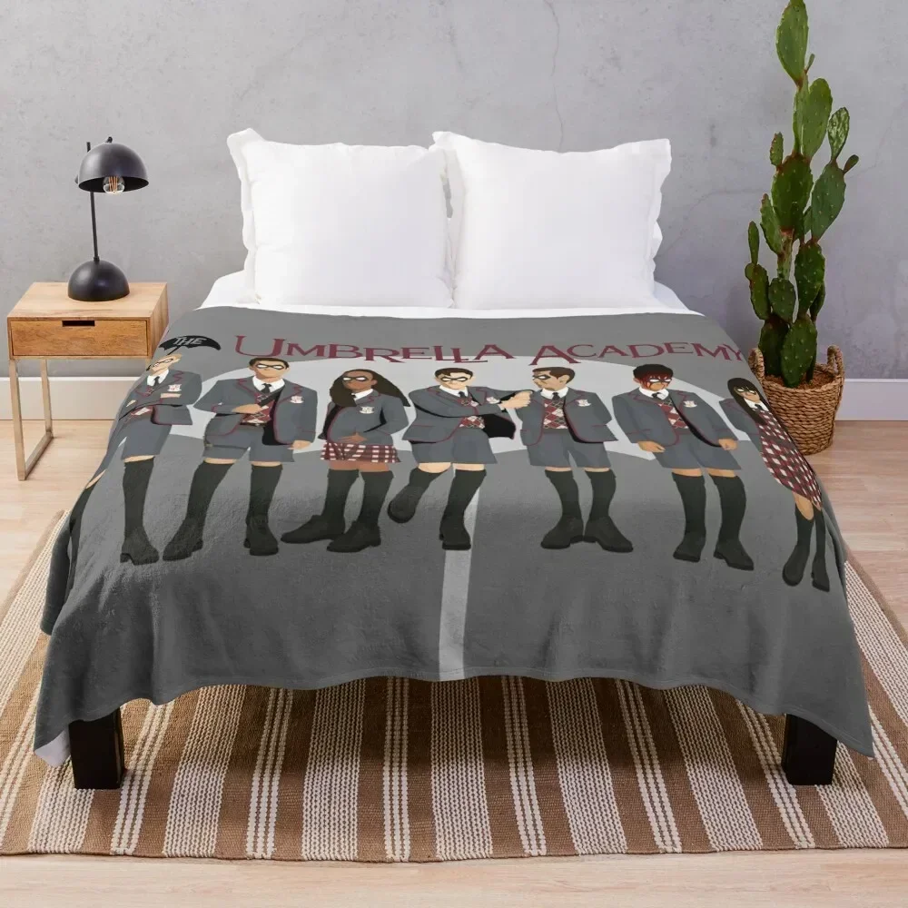 

The Umbrella Academy Group Throw Blanket Tourist Softest Decorative Throw Luxury Blankets