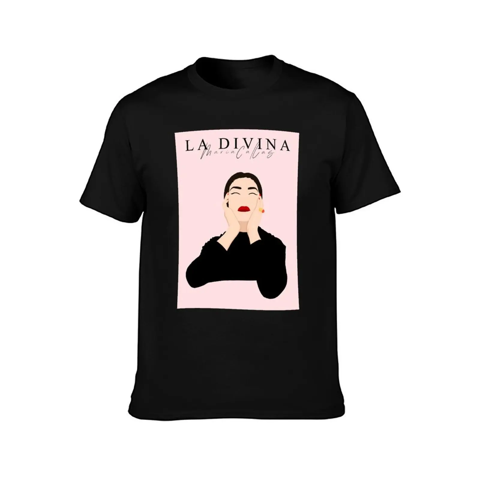 La Divina- Maria Callas T-Shirt Moisture Control Sports Tee T-Shirt