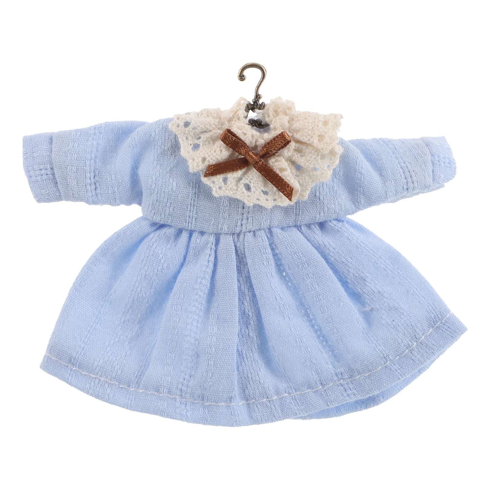 

Vintage Dress Lace-Neck Design For Ob11 Mini Wedding Multiple Dollhouse Decoration Photography Props Accessories