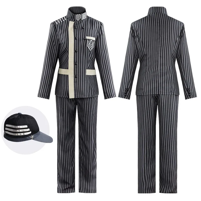 20151123 Saihara Shuichi Cosplay Costume Anime Super Danganronpa Uniform for Men Halloween