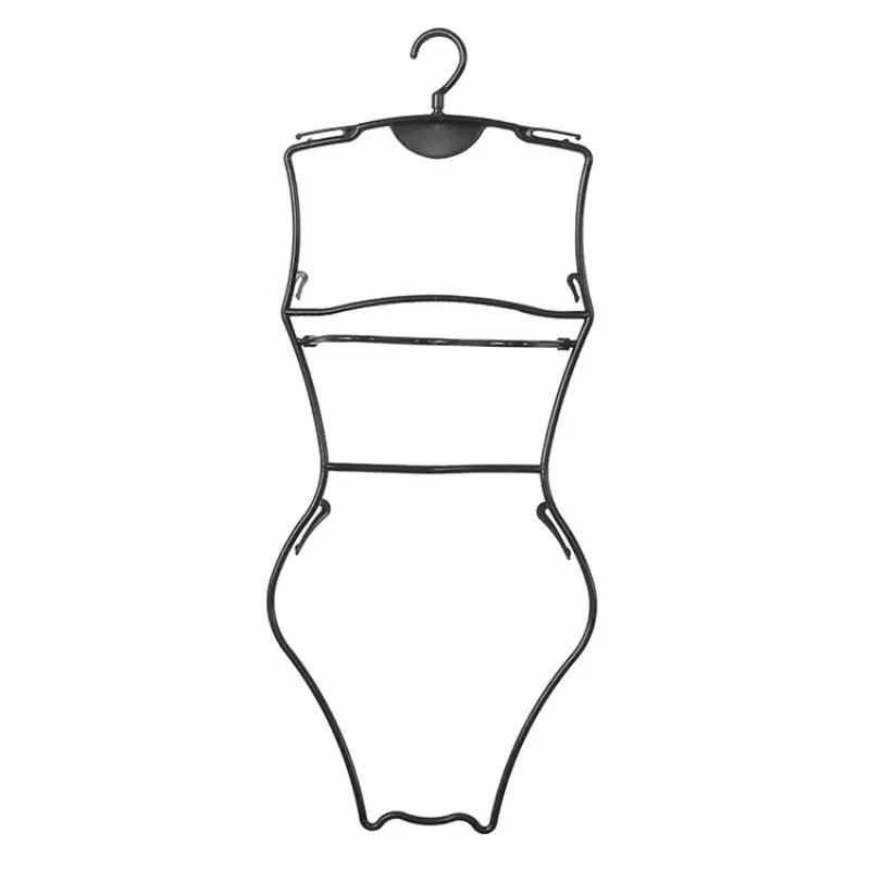 Foldable Durable Body Shape Lingerie Hanger for Closet