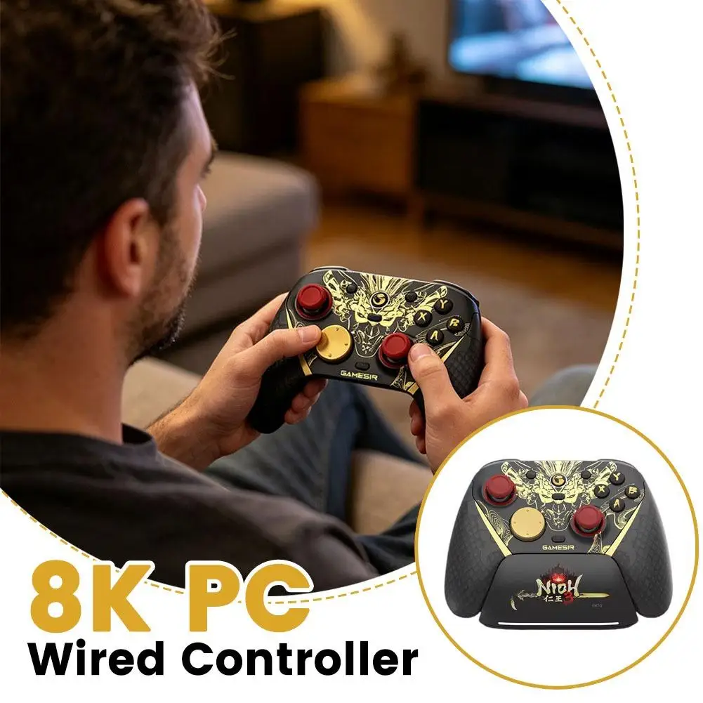 For GameSir G7 Pro 8k PC Wireless Controller PC FPS Esports Gaming with Motion Control Hall Trigger TMR Strick Controller