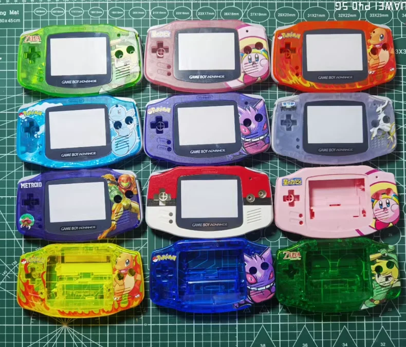 

Pokémon GBA shell ips Full Set Housing Shell Cover for Nintendo GameBoy Advance Console GBA Case Shell