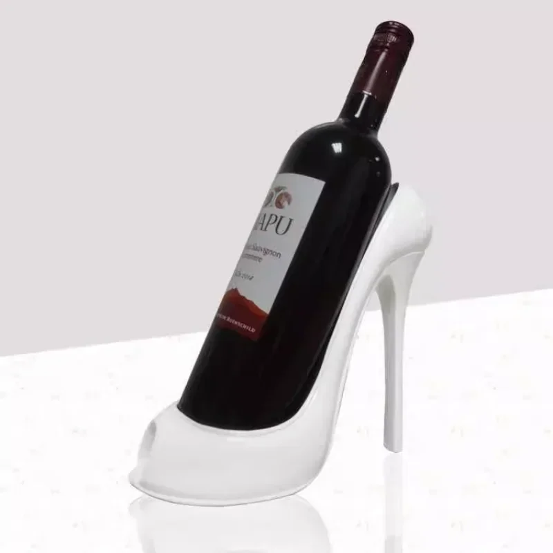 Creative High-heeled Shoes Wine Rack Home Living Room Table Decorations Ornaments To Send Friends Gifts Living Room Decoration