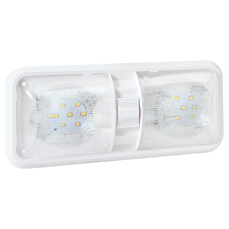 

Свет для автофургона, 12 В, светодиодные фонари, потолочный светильник с двойным куполом, внутреннее освещение для автомобиля/фургона/прицепа/лодки