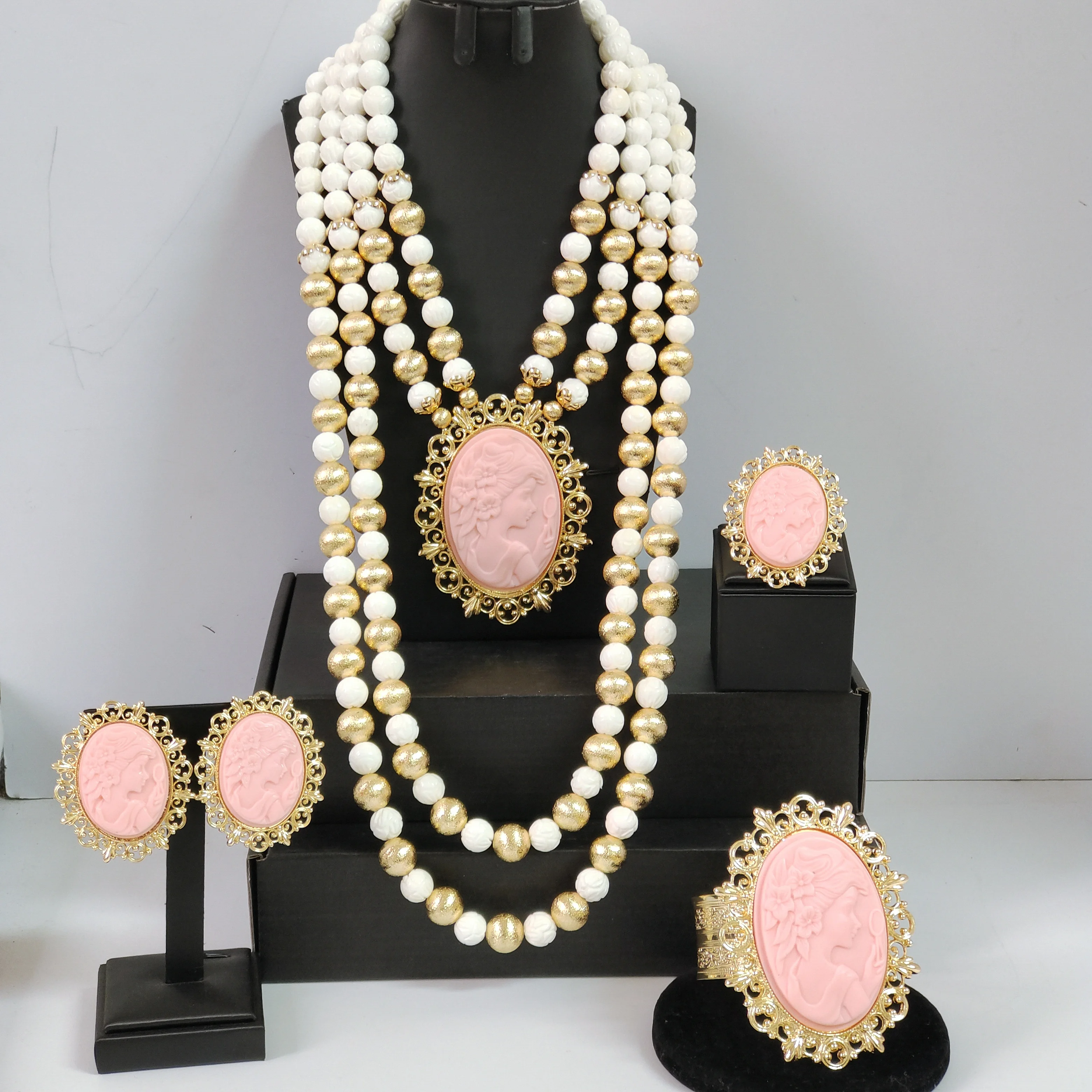 

african necklace nigerian wedding jewelry set for bride