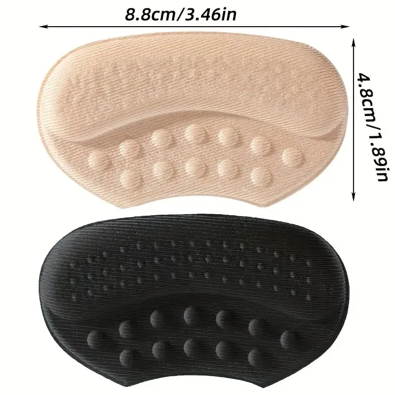 4PCS Soft Heel Grips for High Heels Anti-Chafing Cushion Pads Pain Relief Comfortable Shoe Inserts Heel Protectors image 6