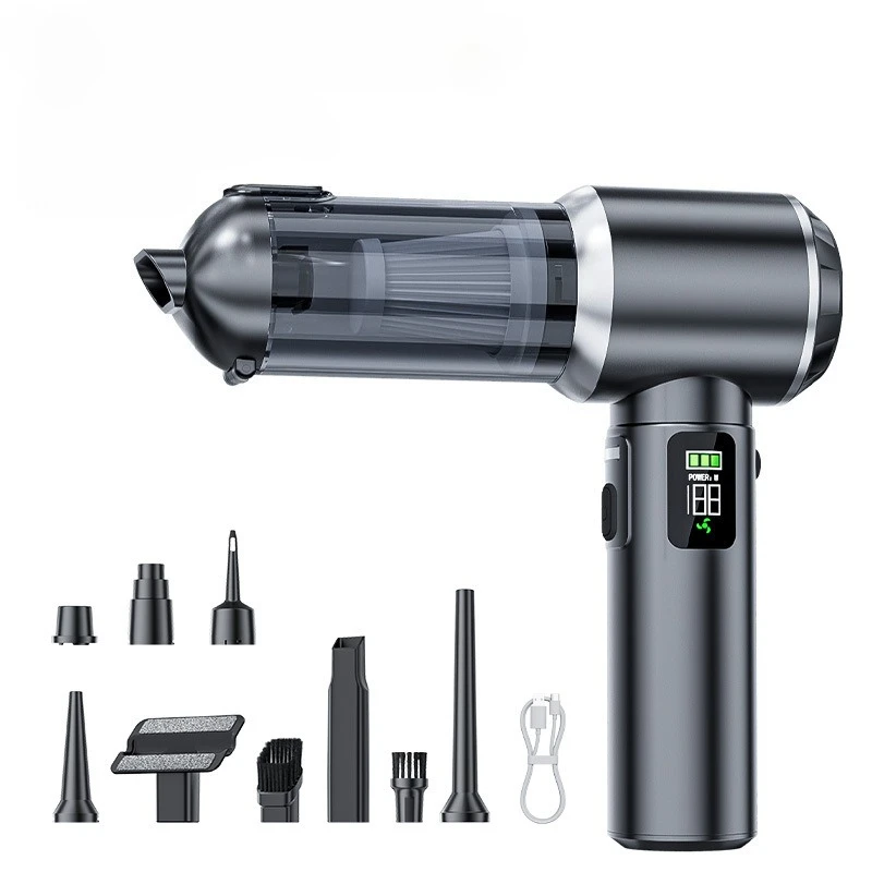 #Car Vacuum Cleaner High Power Portable Brushless Motor Cleaning Machine Powerful Air Duster for Home