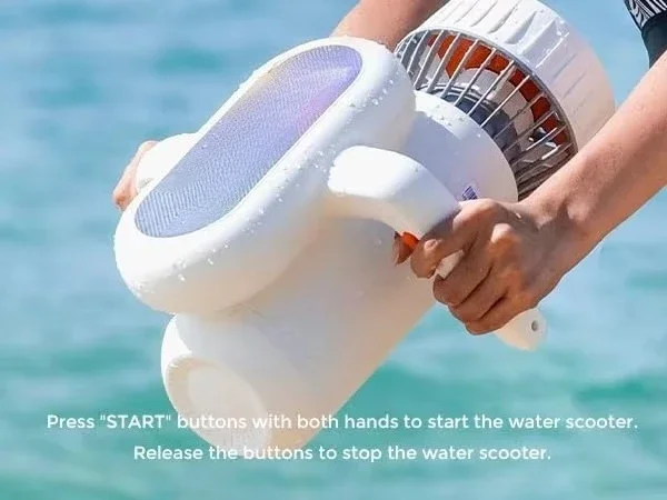 

Dual Motors Action Compatible Water Sports Swimming Pool Underwater Scooter for Kids