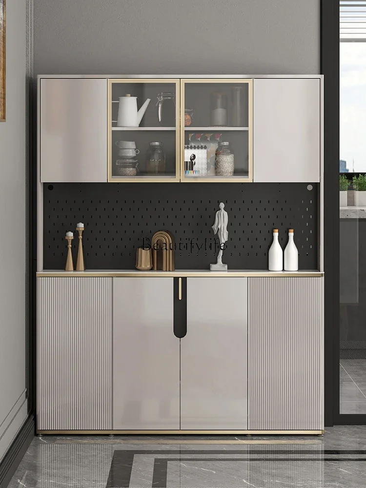 

LDining side locker integrated light luxury modern simple small apartment against the wall home