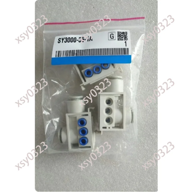 SY3000 Series Solenoid Valve Manifold Assembly SY3000-55-1A 56-1B  Pneumatic Control Base