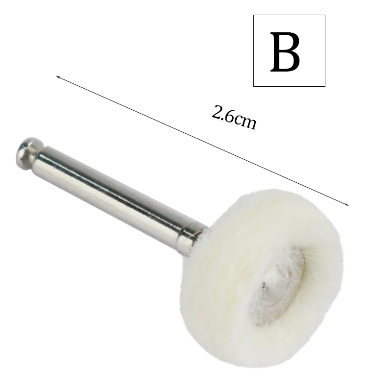 Dental Lab Material Polishing Wheel Dentistry Laboratory Grinder Brushes Dentist Grinding Low Speed Flat Brush All Materials