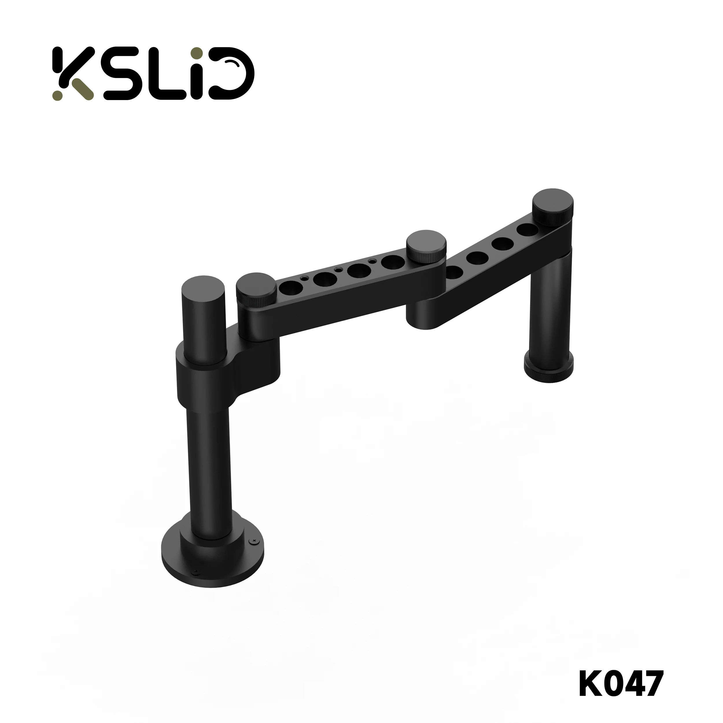 KSLID K047 메이 360 ° 회전식 고정 리프트 접이식 스윙 암 브래킷, 99% 현미경과 호환, 작동 범위 확장