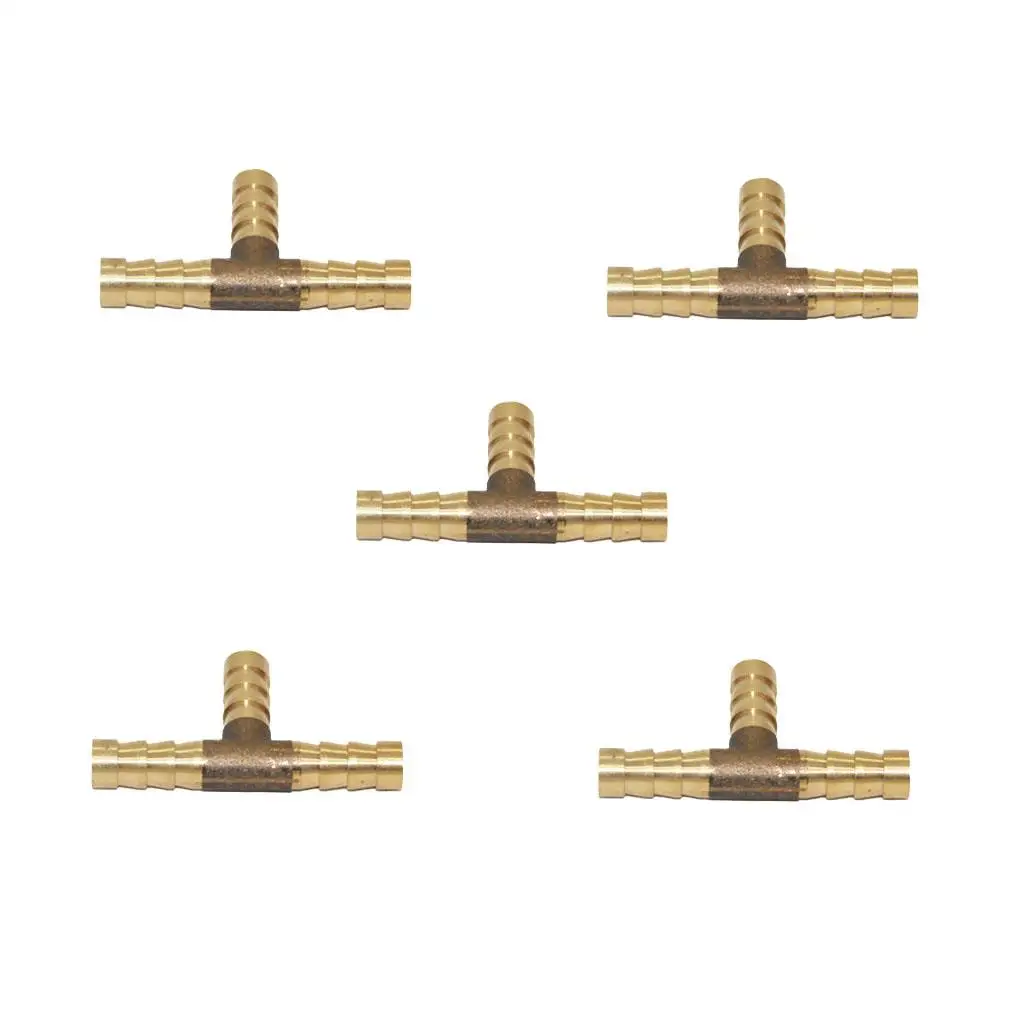 

2x5 шт. латунный штуцер для сращивания шланга Mender, шестигранный латунный фитинг для воды//воздух