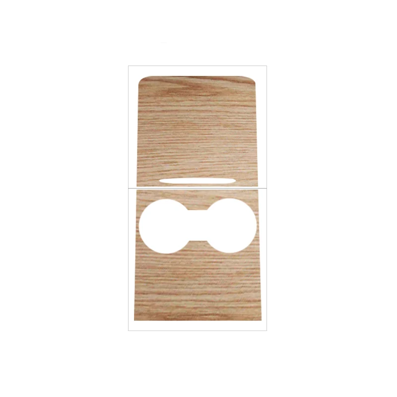 Image of Für Tesla Center Sticker Model Y 3 Holz-Mittelkonsole ABS-Panel Holzmaserung Folie Carbon Zentralsteuerung Auto-Armaturenbrett-Abdeckung Aufkleber