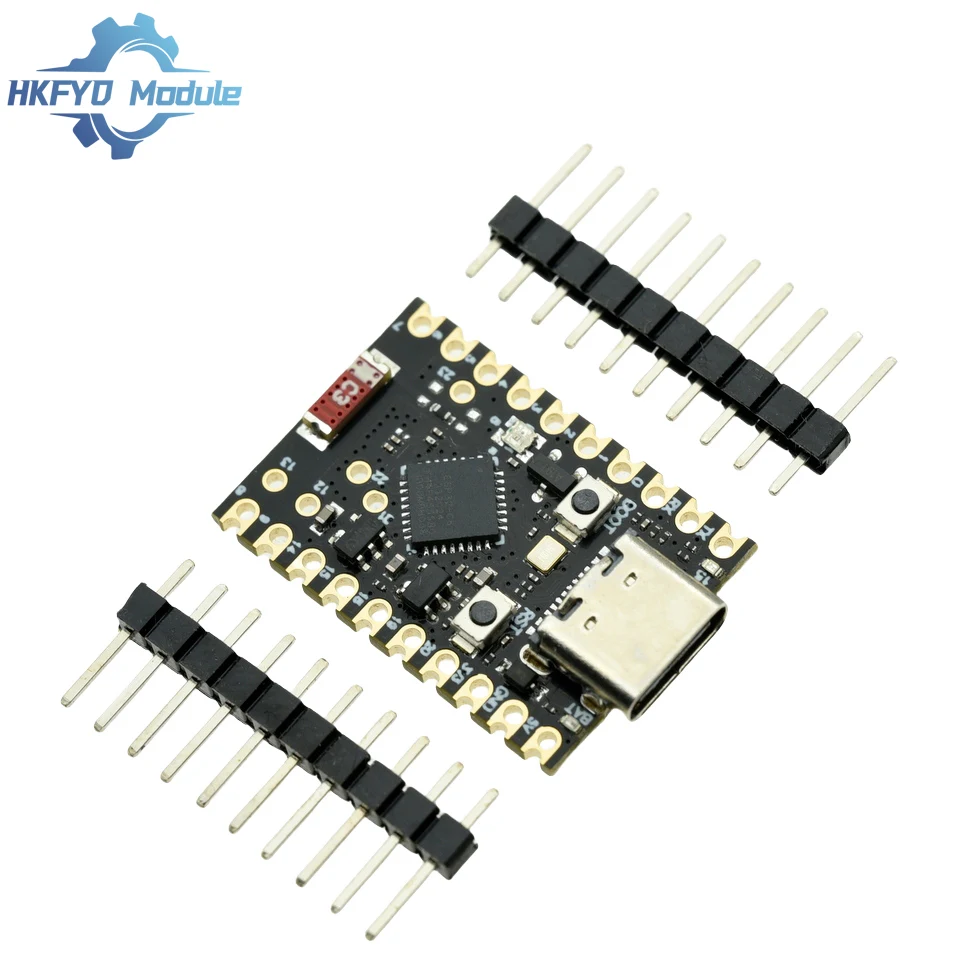 ESP32-C6 MINI papan pengembangan modul N4 dengan osilator kristal RISC-V 32-Bit 4MB FLASH daya rendah ESP32 C6