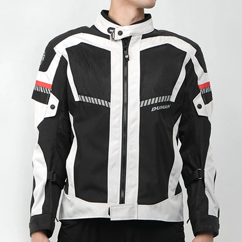 Motorcycle Jacket Men's Motorcycle Jacket Fall Resistant Wear Breathable Mesh Off-Road Racing Riding Wear Rider Equipment