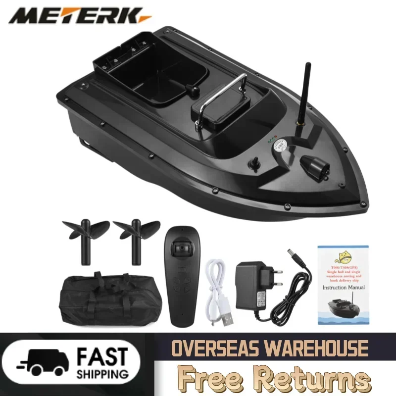 RC Bait Boat 500M Wireless Remote Control Fishing Bait Boat Fishing Feeder Ship Fishing Equipment 1.5KG Load