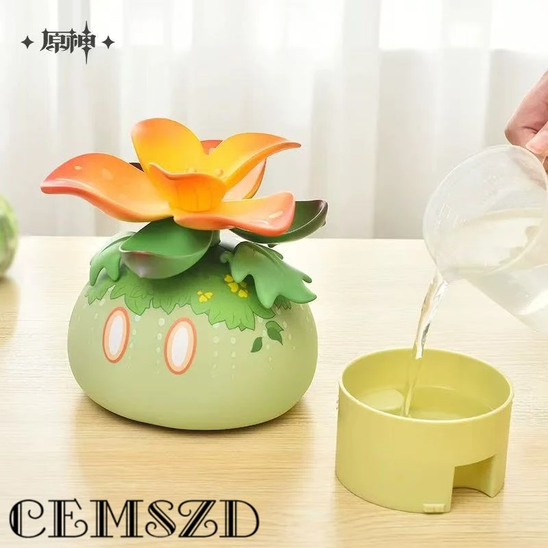 Jeu Genshin Impact Slime série officiel authentique herbe Slime musique humidificateur Halloween cadeaux de noël Cosplay ornement bricolage