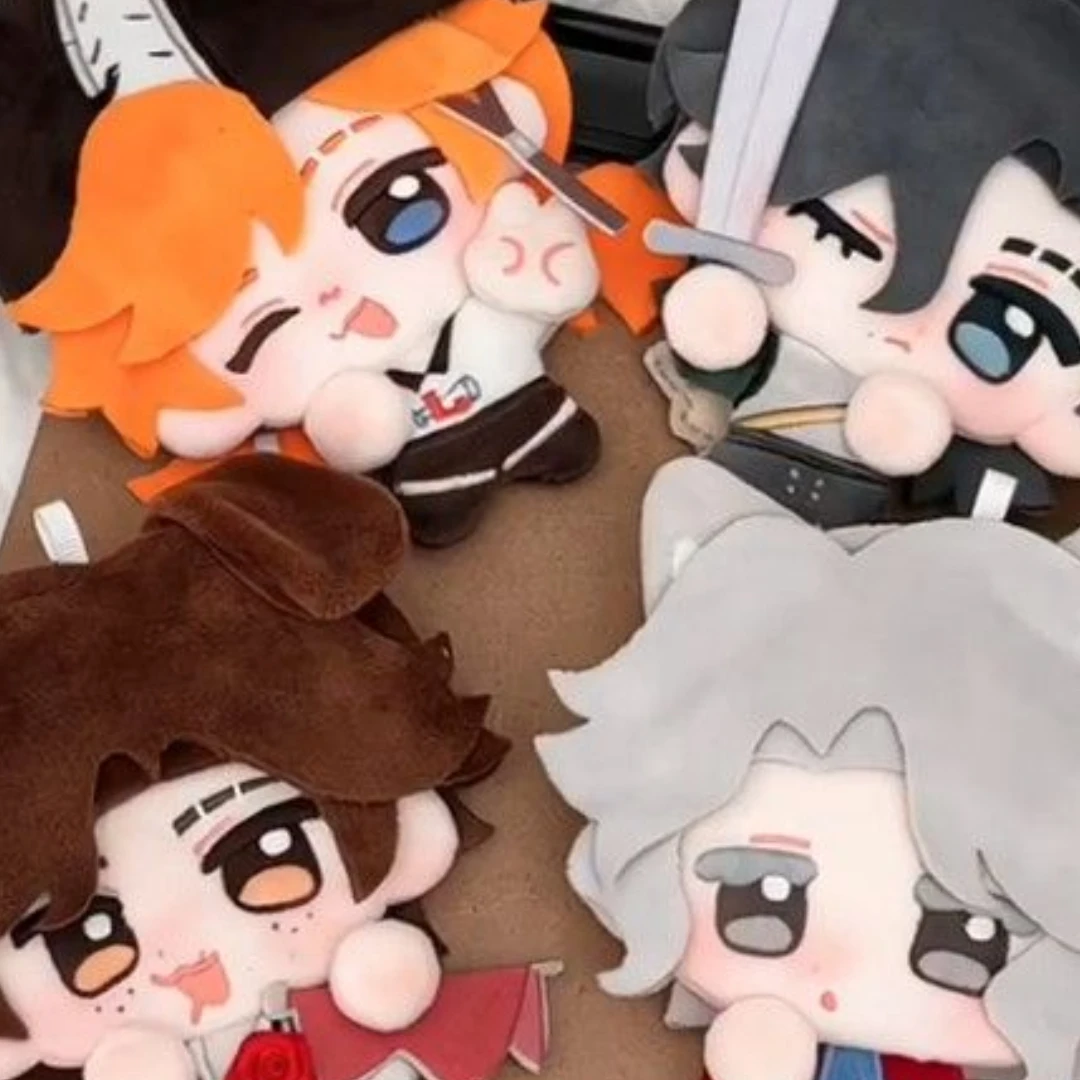 Stuffed Animals Identity V Cotton Doll Matador 2.5D Style Knight 10cm Plush Pendant Composer Figure Gift Soft Dress Up Cotton