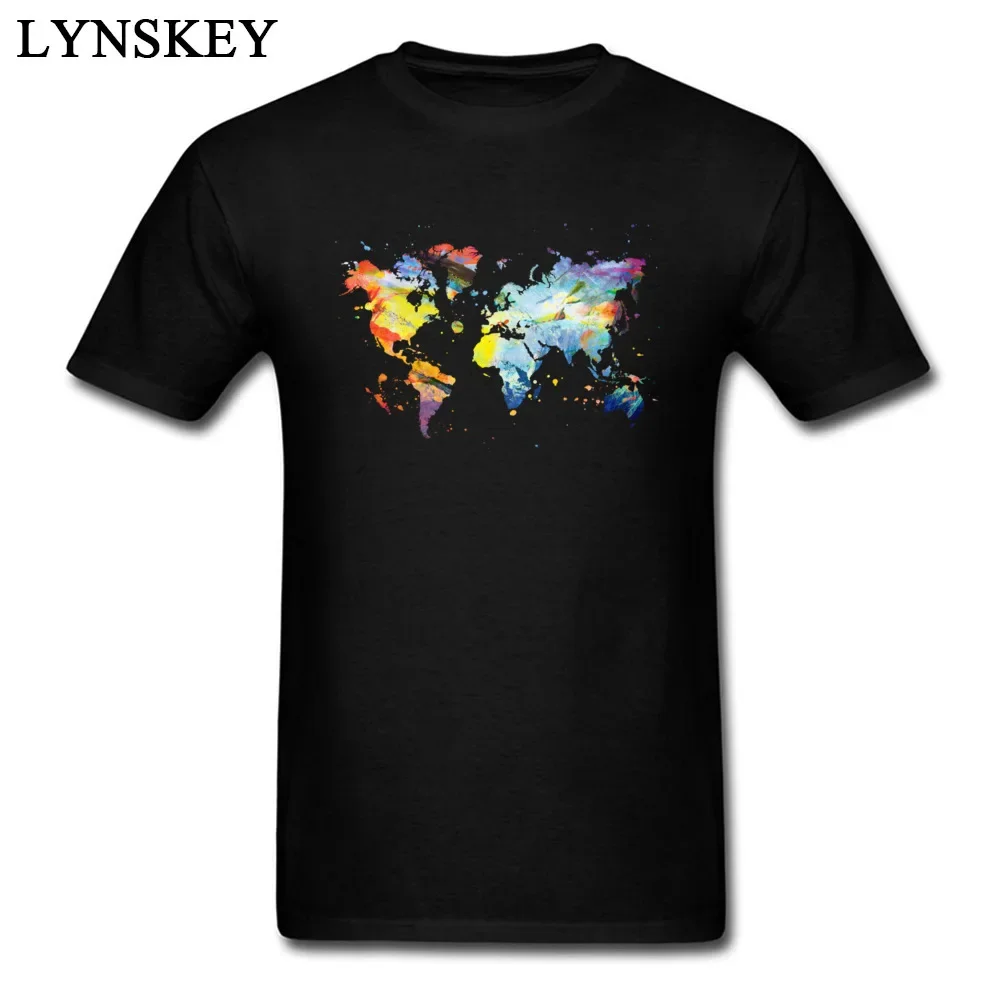 The Colorful World Map Mens Fashion Tee Shirts High Quality Never Fade 3D Print Latvia South Side Serpents Sleeved Clothing