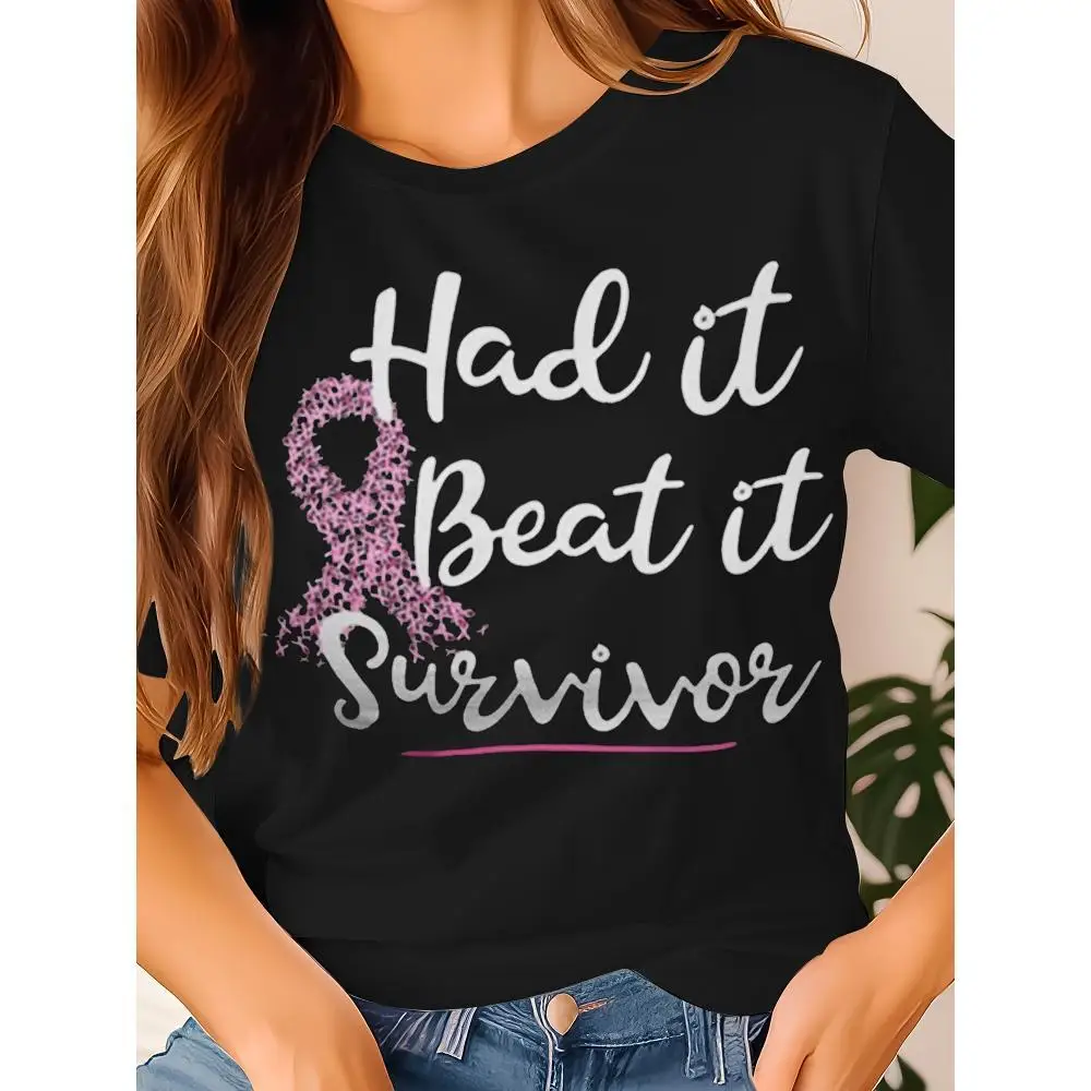 

Футболка Stronger Than Cancer Breast Cancer Survivor, Blessed to Be Called, October Pink Ribbon, Faith Inspirational с коротким рукавом