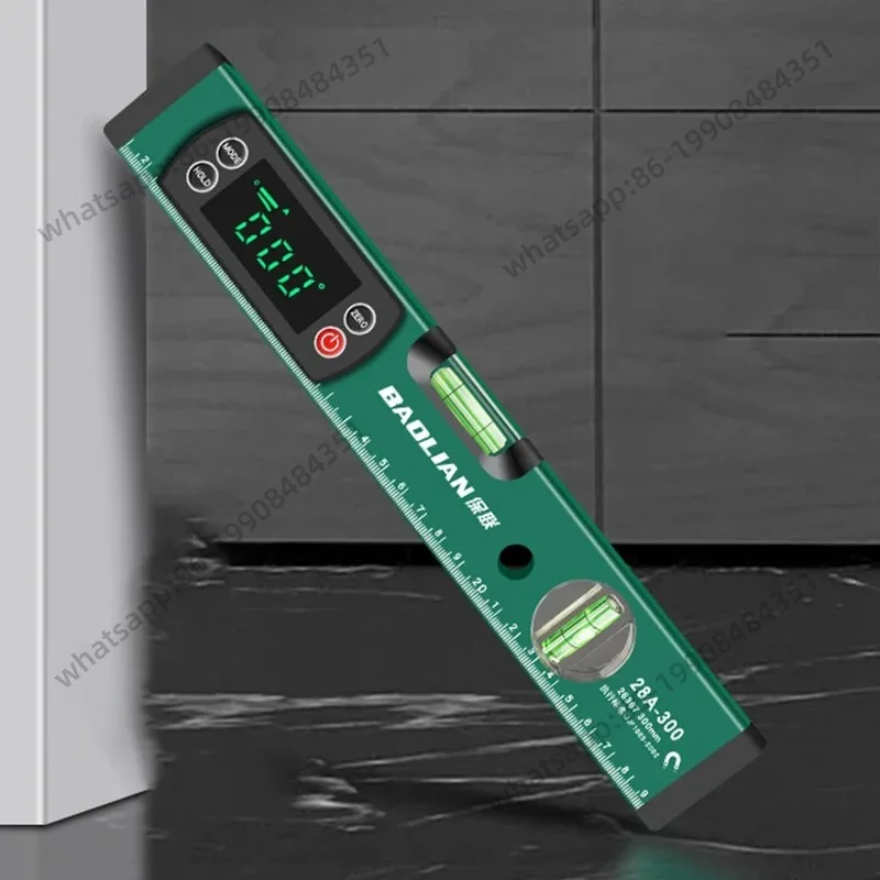 

Цифровой высокоточный магнитный уровень-линейка, портативный электронный измерительный инструмент для деревообработки