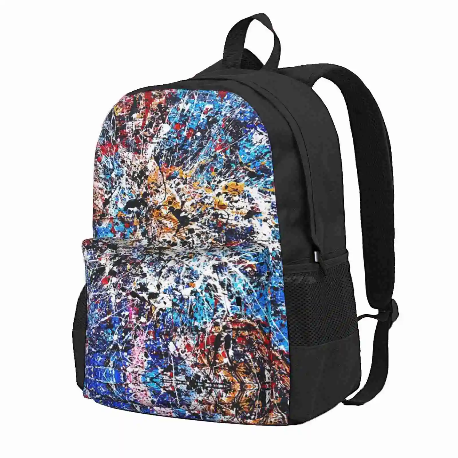 

The Sky By Jackson Pollock Hot Sale Schoolbag Backpack Fashion Bags Jackson Pollock Paintings Abstract Expressionism Jackson