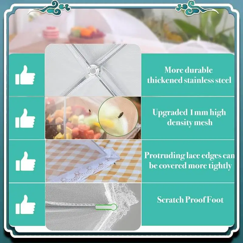 

Reliable 6Packs Food Covers For Outside Mesh, Food Tents/Food Covers For Outdoors, Outdoor Food Covers Food Net Picnic