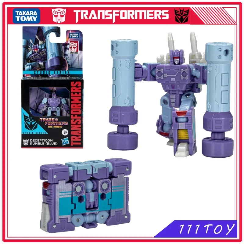 In Stock Transformers Toy Classic Movie Studio Series86 Core Level Decepticon Rumble(Blue) Robot Action Figures Gifts Hobbies