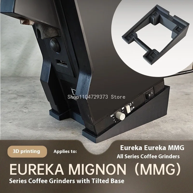 MMG Coffee Machine Grinder Tilted Base Clean Bean Hopper for EUREKA MIGNON Coffee Grinder Barista Tools Coffee Grinder Parts