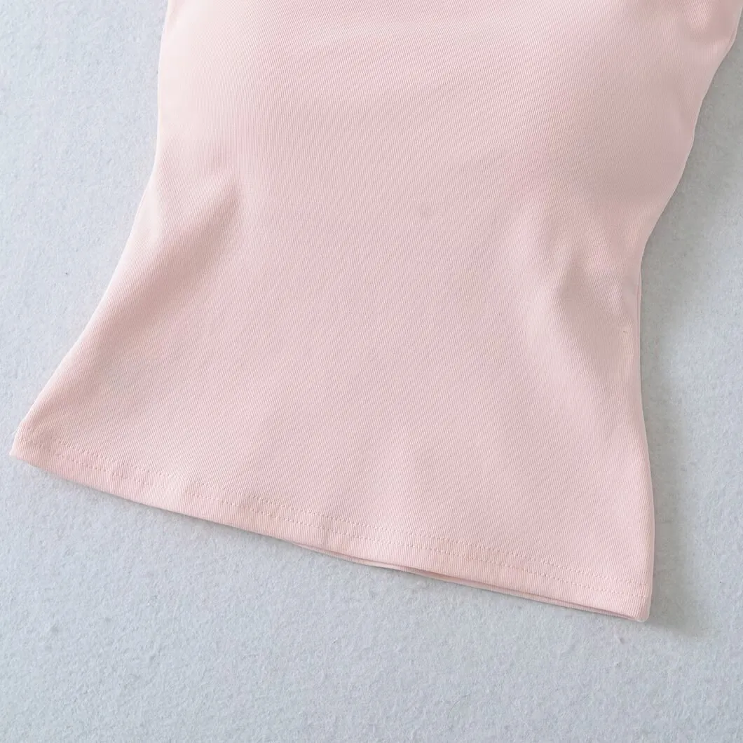 純粋で魅力的なセクシーなブラストラップベスト、女性用サマースリムベースレイヤーインナーウェアトップ、スリムストリートスタイル、コットン素材...