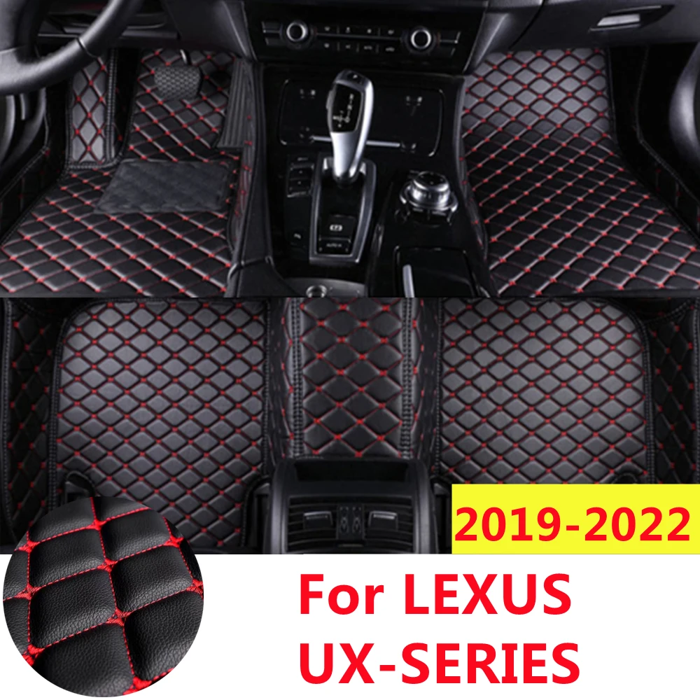 

Полный комплект, автомобильные коврики SJ под заказ, подходят для LEXUS UX на 5 мест, 2022, 2021, 2020, 2019 год, передняя и задняя напольная подкладка, Стайлинг, автозапчасти